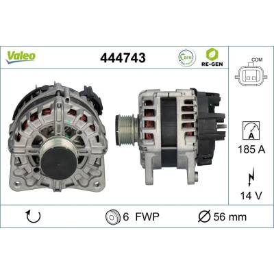 VALEO Alternátor VALEO RE-GEN REMANUFACTURED VA 444743