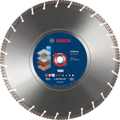 Bosch Diamantový rezací kotúč EXPERT MultiMaterial 400 × 20/25,40 × 3,3 ×12 mm 2608900667