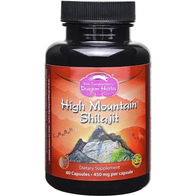 Dragon Herbs High Mountain Shilajit, 60 капсули, Dragon Herbs (005267 (526) DH)