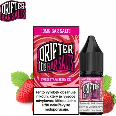Drifter Bar Salts Sweet Strawberry Ice 10 ml 10 mg