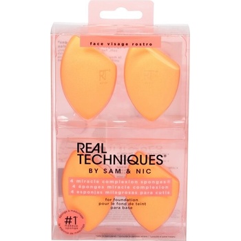 Real Techniques Miracle Complexion Sponge set 4 houbiček na make-up 4 ks