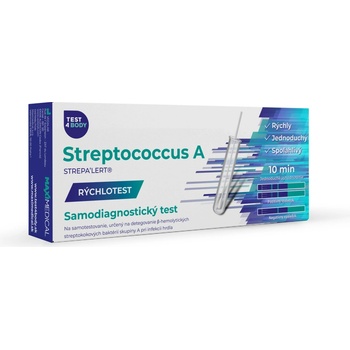 Test4Body Streptococcus A samodiagnostický rychlotest z krve