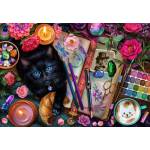 Bluebird Puzzle - Puzzle Crafty Cats - 1 000 piese