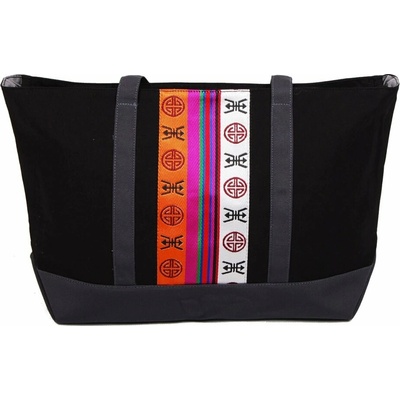 Tibetská kabelka Shopper Thogme černá