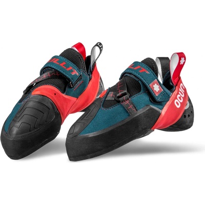 Ocun Обувки с велкро Ocun Bullit Climbing shoes - Petrol / Red - размер 44 (EU) (301-0663-0122)