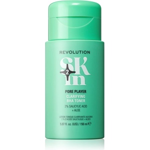 Revolution Beauty Clearly Clarify 2% Salicylic Acid &Aloe Clarifying BHA Toner почистващ тоник за регулиране на себума и минимизиране на порите 150ml