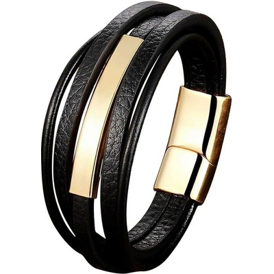 Naky kožený Lambert Gold N0713