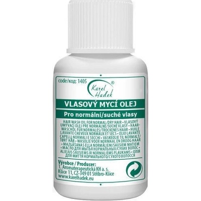 Karel Hadek vlasový mycí olej pro suché vlasy 20 ml