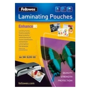 Fellowes Ламиниращо фолио Fellowes A3 80 микрона 25 бр. /бр. гланц 5396403 (5396403)