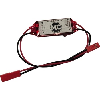 Modelcentrum Napěťový měnič DC/DC 4-12V výstup 12V 3A konektory JST