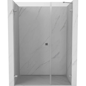 Mexen Lunar-B ляви душ врати 140 см, прозрачни, хром - 832S-140-050-01-00-L (832S-140-050-01-00-L)