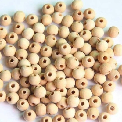 Pro Háčkování Dřevěný korálek Ø 8 mm, 20 ks