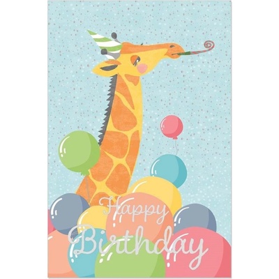 Artebene Prianie razené s obálkou Kids-Birthday-Giraffe