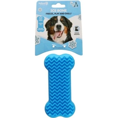 CoolPets guma Ice Bone chladící kostička 12 x 2,5 cm