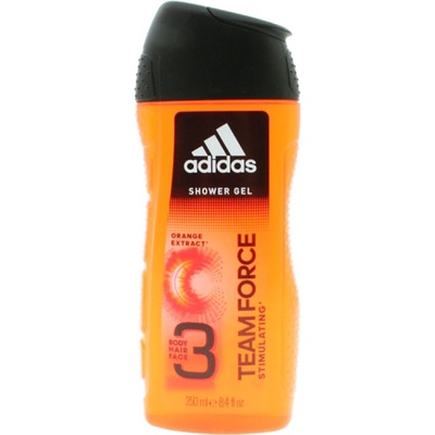 Adidas 3 Active Team Force Men sprchový gel 250 ml