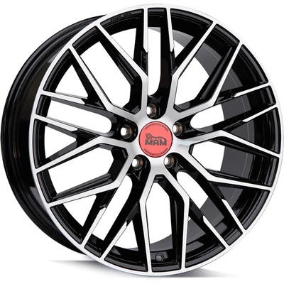 MAM RS4 8,5x19 5x114,3 ET40 black polished