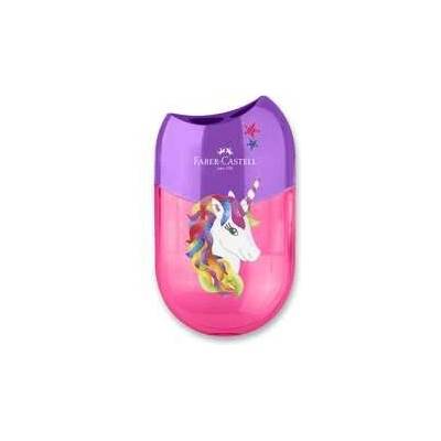 Strúhadlo Faber-Castell Unicorn 2 otvory, s odpadovou nádobkou