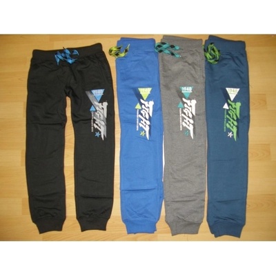 Kugo M 7017 chlapecké tepláky černé