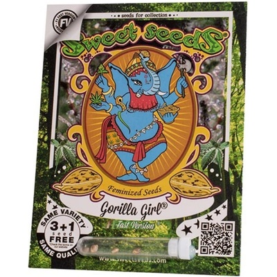 Sweet Seeds Gorilla Girl F1 Fast Semena neobsahují THC 5+2 ks