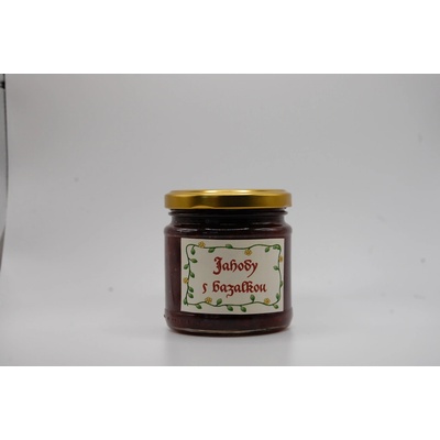 Madlina Zavařovna Jahody s bazalkou 200 ml