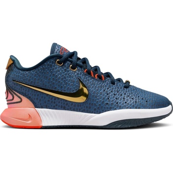 Nike Детски баскетболни кецове Nike Lebron Xxi Se (Gs) Basketball Trainers Boys - Navy/Gold