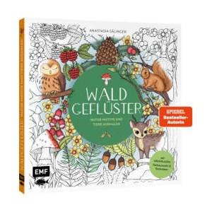 Waldgeflüster - Natur-Motive und Tiere ausmalen | Anastasia Sälinger (ISBN: 9783745929317)