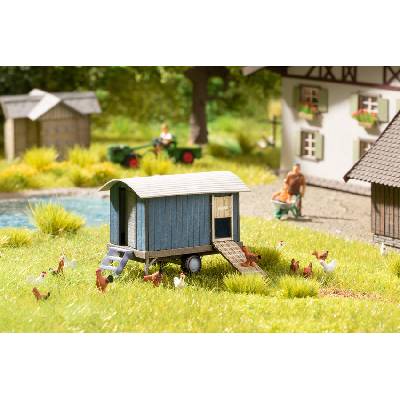 H0 - mobilní kurník, stavebnice Laser Cut / NOCH 14377