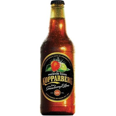 Kopparberg Jahody&Limetka Cider 4,5% 0,33 l (plech)