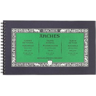 Arches Skicák v krúžkovej väzbe 15 x 25 cm 300g 15 listov CP