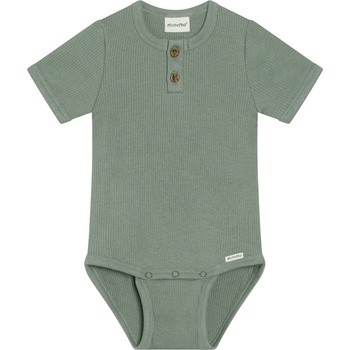 Image 1 of Minymo Детско ежедневно термо бельо Minymo Kid's Body S/S Rib Body - Lily Pad - размер 68 (EU) (714-1855-0112)