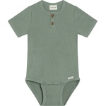 Minymo Детско ежедневно термо бельо Minymo Kid's Body S/S Rib Body - Lily Pad - размер 68 (EU) (714-1855-0112)