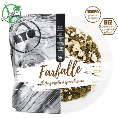LyoFood Těstoviny s gorgonzolou a špenátem 370 g