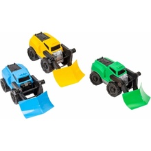 Mikro trading Traktor s pluhem 28 cm volný chod