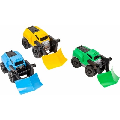 Mikro trading Traktor s pluhem 28 cm volný chod
