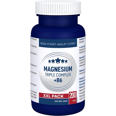Magnesium Triple Complex + B6 200 kapsúl
