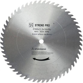 Strend Pro SuperSaw CW Pílový kotúč bez plátkov na drevo 600x3,5x30 z56