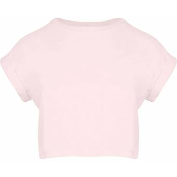 Mantis Dámske Crop top tričko Jemne ružová