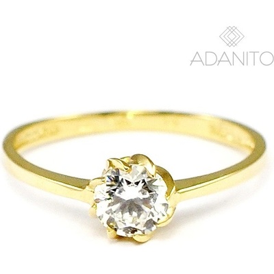 Adanito zlatý prsteň so zirkónom BRR0039G