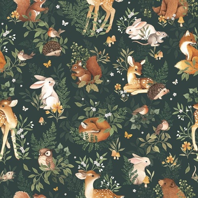 Lilipinso Dětská tapeta Forest Friends rozměry 10 m x 50 cm