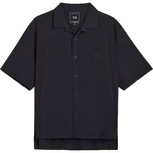 Y3 Риза с къс ръкав Y3 Men's Woven Short Sleeve Shirt - Black