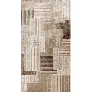 Vitaus Бежов килим подходящ за пране 50x80 cm Cubo - Vitaus (KRN-6321-50x80)