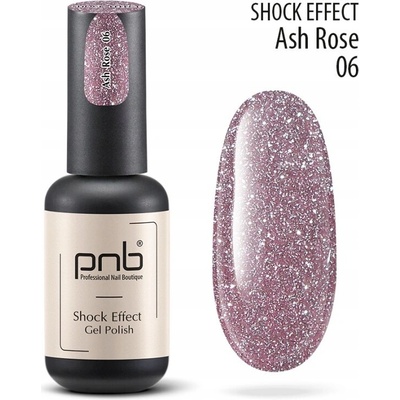 PNB Reflexný gél lak SHOCK EFFECT 06 Ash Rose 8 ml