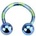 Piercing ucha T11-BLUE1,2