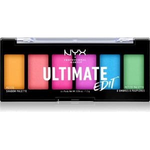 NYX Cosmetics Ultimate Edit Petite Shadow палитра сенки за очи цвят 02 Brights 6x1.2 гр