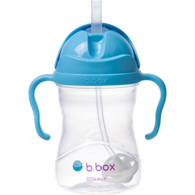 b.box Бутилка със сламка b. box - Sippy cup, 240 ml, Blueberry (BX501)