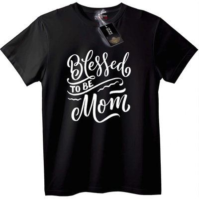 NOONEBRAND Тениска Благословена майка - 3XL, White