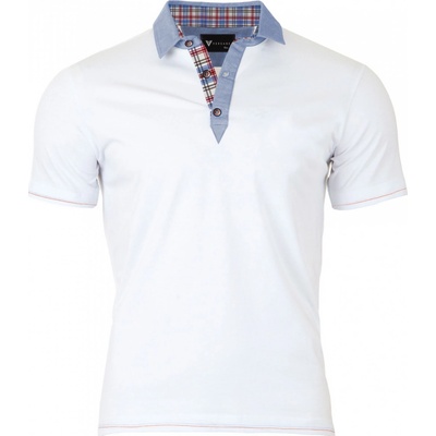 Versabe pánské polo tričko bílé VS-PO 1909