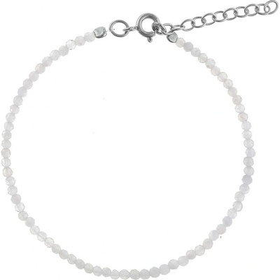 Again korálkový náramek z měsíčního kamene AJKNR004