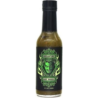 Hellfire Devil's Blend pálivá omáčka s papričkami Green Reaper a Habanero 148 ml