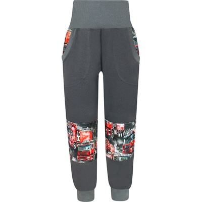 V Mart tepláky s dvojitými koleny Hasiči šedá – Hledejceny.cz